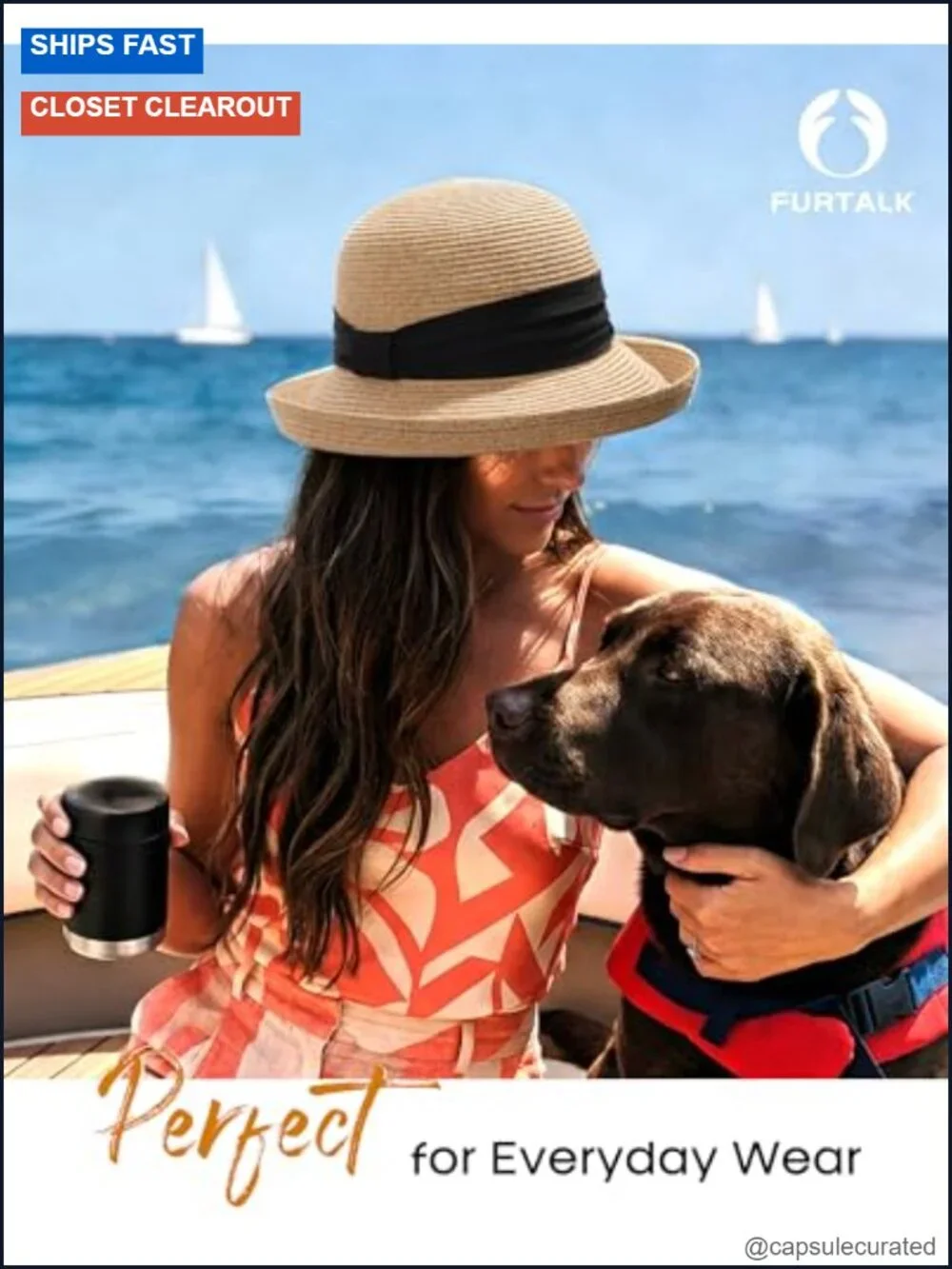 Women's UPF 50 Packable Bucket Hat with Chin Strap, Adjustable Sun Hat, Travel